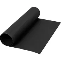 Creativ Company Nahkapaperi, Lev: 50 cm, yksi värillinen, 350 g, musta, 1 m/ 1 rll