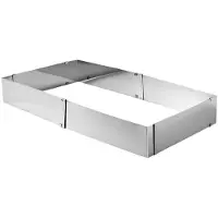Orion Säädettävä uunivuoka, 24-46x20-38 cm, ruostumaton teräs