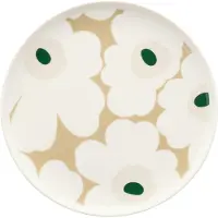 Marimekko Unikko Plate 20Cm - White - 20 CM