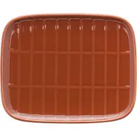 Marimekko Tiiliskivi Plate 12X15Cm - Brown - 12X 15CM