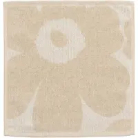 Marimekko Unikko Mini pyyhe 30 x 30 cm Off white-pellava