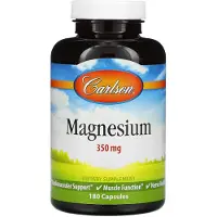 Carlson Labs Magnesium, 350 mg - 180 kapselia