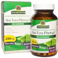 Natures Answer Aloe vera, 250 mg - 90 kasviperäistä kapselia