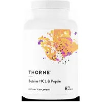 Thorne Research - Betaiini HCL &amp; Pepsin (225 kapselia)