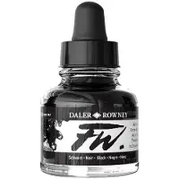 Daler Rowney FW Acrylic ink 29,5ml 028 Black (India)