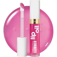 Revlon , Super Lustrous Glimmer, Lip Oil, 004 Gone Rose, 0.13 fl oz (3.8 ml)