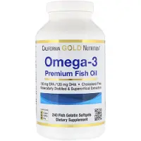 California Gold Nutrition , Omega-3 Premium Fish Oil, 100 Kalconeste Softgelit