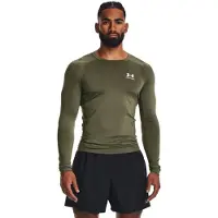 Under Armour Ua Hg Armour Comp Ls - Khaki green - XXXL