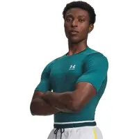 Under Armour Ua Hg Armour Comp Ss - Green - XXXL