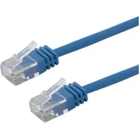 Deltaco – U/UTP Cat6 AWG28 patch cable, 15,0m, blue, LSZH (TP-615B-SLIM)