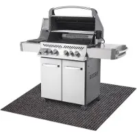 Rugsx Estera protectora para parrilla GIN 1206 para terraza, exterior - marrón claro 120x200 cm