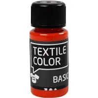 Creativ Company Textile Color Semi-opaque Textile Paint - Orange 50ml