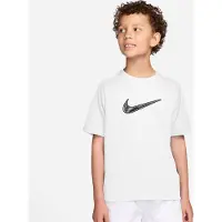 Nike Toiminnallinen paita harmaa / valkoinen