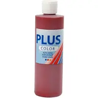 Plus Color Laatu sävytetty akryylimaali, intensiiviset ja erittäin peittävät värit. Kuivuu nopeasti ja jättää matta satiinisen pinnan.