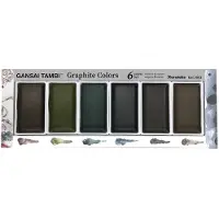 Adlibris GANSAI TAMBI GRAPHITE COLORS 6 colors set