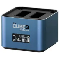 Hähnel Procube 3 Twin akkulaturi, Panasonic