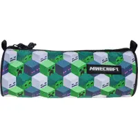Minecraft , Rundt Penalhus, 22 X 7 Cm - Green - ONE SIZE