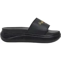 Pepe Jeans for woman. PLS700001 Bella Log sandals black (41), Flat, None, Beachwear, Polyurethane