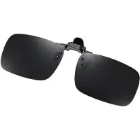 INF Polarisoidut kiinnitettävät aurinkolasit: Äärimmäinen UV400-suoja Black+Grey