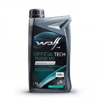 WOLF Vaihteistoöljy 1049036 OFFICIALTECH 75W90 MV, 1 litra