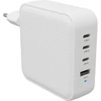 Hyper HyperJuice 100W PD3.0 GaN 4-porttinen USB-C/USB-A seinälaturi