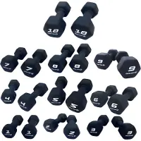 Master Fitness Neoprenhantlar i par, Hantlar Neoprene - 6 kg