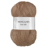 Viking Garn Kid- Silk Lanka Silk Mohair 25 g Vaaleanruskea 309