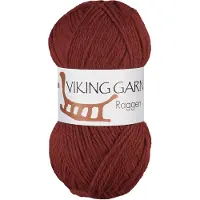 Viking Garn Raggen 150 g Ruusunpunainen 755