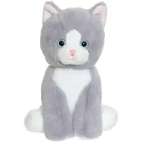 Teddykompaniet Kittens, Grey - Grey - H:17CM