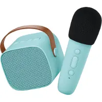 Lalarma Bluetooth-kaiutin + Langaton Mikrofoni, Sininen