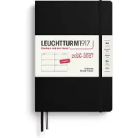 Adlibris Weekly Planner 18m 26-27 A5 Black Leuchtturm1917