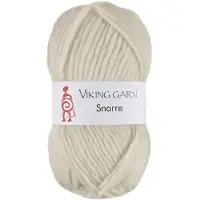 Viking Garn Snorre 100 g Luonnonvalkoinen 202