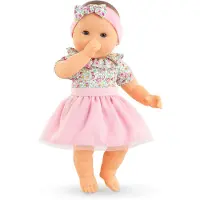 Simba - Large Baby Doll with Flowers 36cm