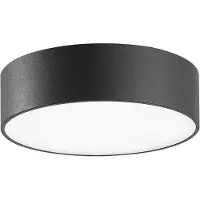 CMD LED-ulkovalaisin 9026, Ø 25 cm 9026, Musta, Alumiini, Moderni, kattoplafondi