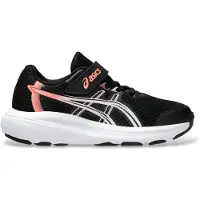 Asics unisex for kids. 1014A394 Contend 10 PS black sneakers (34.5), Flat, Velcro, Casual, children's fashion