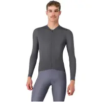 Castelli Espresso 2 LS-pitkähihainen pyöräilypaita smoky grey miehet