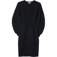 GOBI Cashmere Mekko 'Cashmere Sculptural Dress' musta