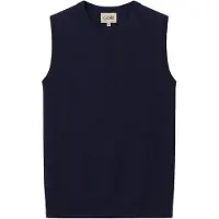 GOBI Cashmere Neuleliivi 'Women's Essential Cashmere Crewneck Vest' laivastonsininen