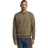 Timberland Exeter River Loopback Crew Neck Sweatshirt Leaf Green-Cassel Earth - Green - XXL