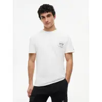 Tommy Hilfiger Tjm Reg Sign Flag Ss Tee Ext - White - S