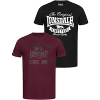 Lonsdale Torbay Lyhythihainen T-paita 2 Yksiköt