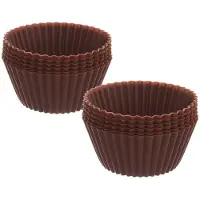 Orion Muffinivuoka muffinseihin, muffinit, silikonimupit, ruskea, 12 kpl, 5,5 cm 151757