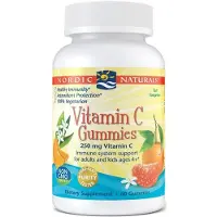 Nordic Naturals , Vitamiini C Gummies, 4+ Vuoden Ikäisille, Tart Tangerine, 250 mg, 60 Gummies (125 mg per Gummy)