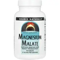 Source naturals Magnesiummalaatti 1250 mg, 90 tablettia
