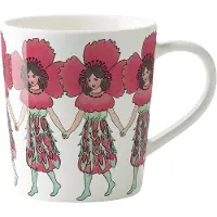 Design House Stockholm Poppy Mug With Handle - White - 40 CL