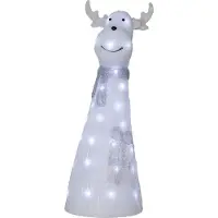Star Micronics Trading Flamme Soft 17,5 cm IP44 ruskea LED-kynttilä