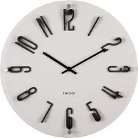 Karlsson seinäkello Esencia Elevated warm grey KA6090WG