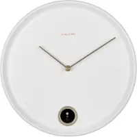 Karlsson Wall Clock Esencia Cuckoo White - White - Ø 30 CM