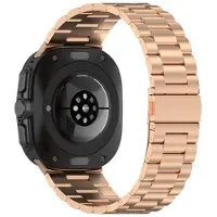 Mtp Products Samsung Galaxy Watch Ultra 2024/2025 Tyylikäs Ruostumaton Teräsranneke - Ruusukulta