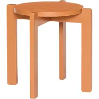 Hubsch Always Stool Orange - Orange - 45X42CM